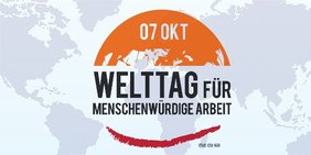Logo Welttag für menschenwürdige Arbeit